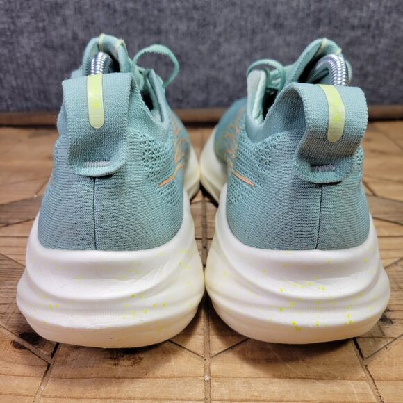 Asics Gel-Nimbus 26 Women 9.5 Wide Light Celadon Yellow Daily Road Running Shoes - Picture 7 of 12